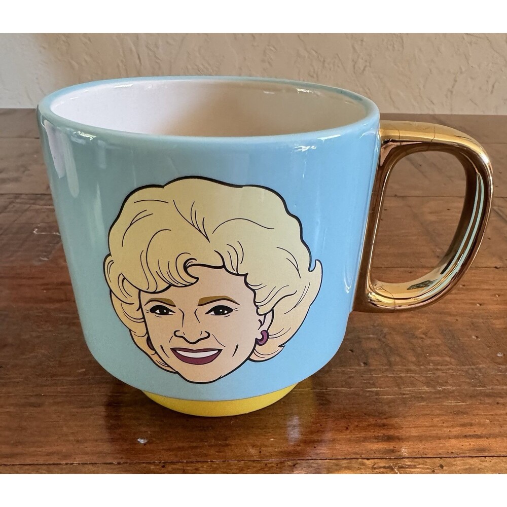 Hallmark Betty White Golden Girls‎ Rose Coffee Mug Can I Ask A Dumb Question?